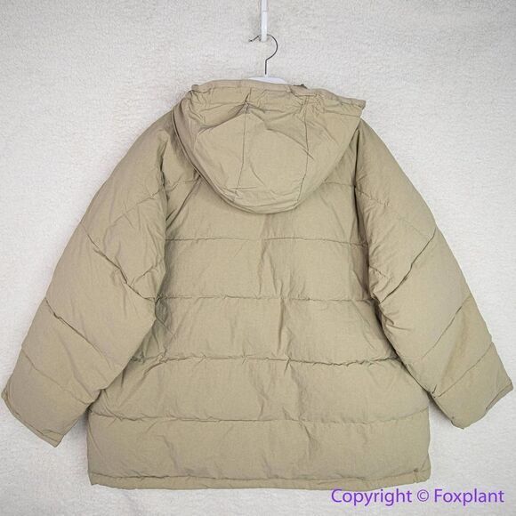 NEW Madewell Holland Quilted Puffer Parka in faded military green, 4X‎ - Picture 10 of 16
